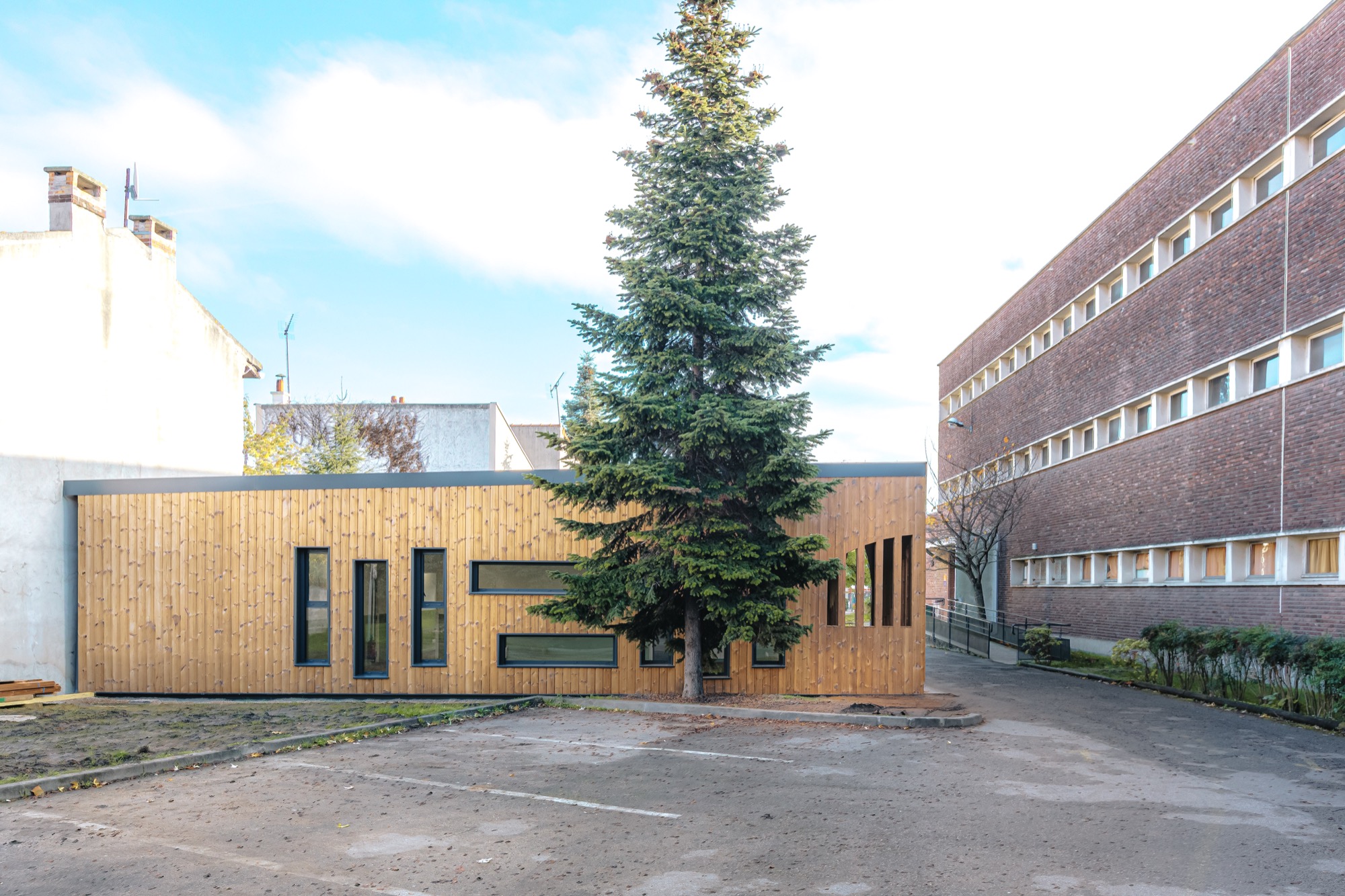 Extension modulaire préfabriqué