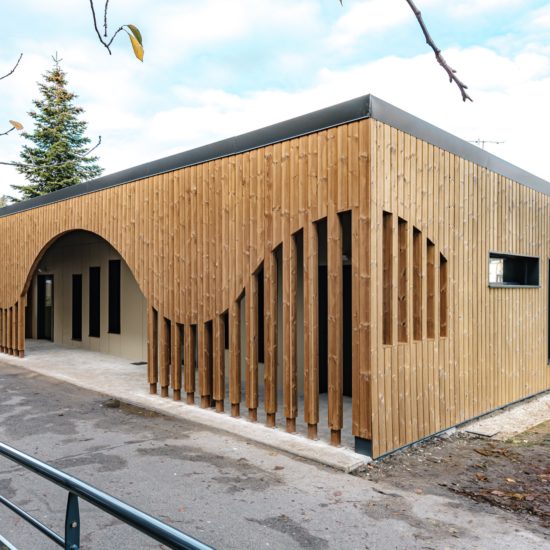 Extension modulaire préfabriqué